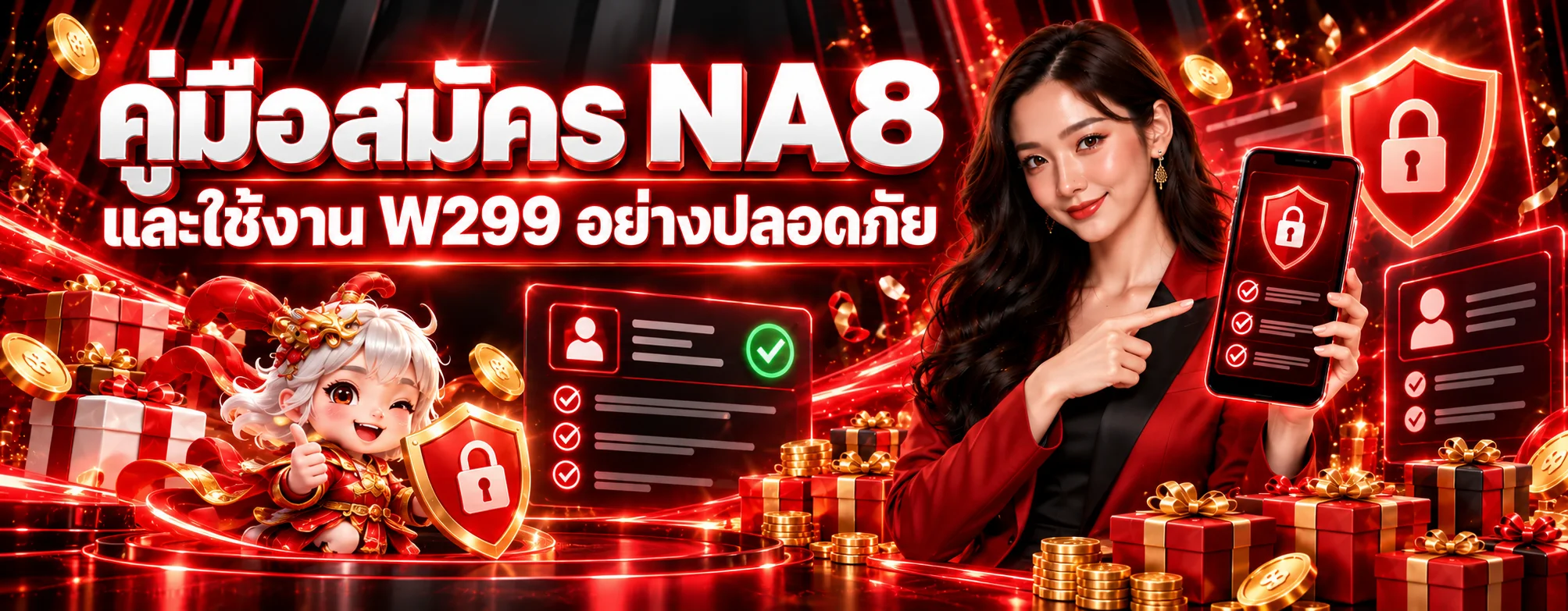 NA8 คู่มือสมัครและใช้ W299 อย่างปลอดภัย